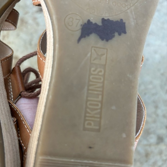 Pikolinos Leather Gladiator Sandals Size 37/6.5 - Picture 9 of 9